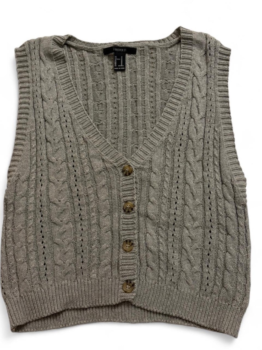 Knit vest size M